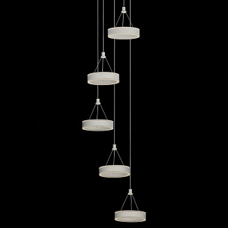 Люстра 46*60/180 см, 100W 4000K Citilux CL719050 Дуэт Белый