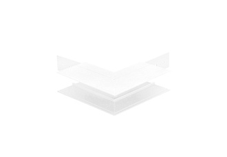 Внешний соединитель угловой для накладного магнитного шинопровода Crystal Lux SPACE CLT 0.213 03 WH Белый