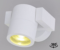 Светильник накладной 10*9*7 см, Crystal Lux CLT 020CW WH Белый