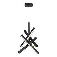 Подвесной светильник 42,3*42,3*-150 см, *LED, 43W, 4000K, ST-Luce Euclidics SL1018.413.04, черный