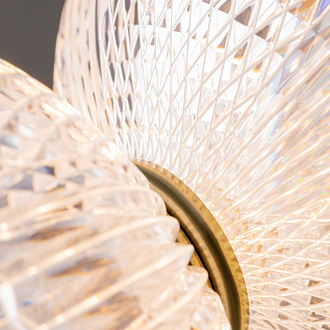 Светильник 82 см, 22W, 3000K, Freya Awella FR6135PL-L22BT, латунь