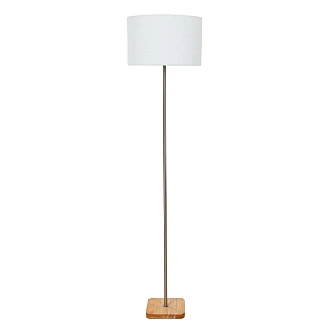 Торшер 35*35*150 см, 1*E27*40W, Arte Lamp Charlie A5071PN-1SS, Матовое Серебро