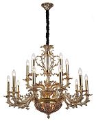 Люстра *83*137,5 см, 18*E14*40W, Lucia Tucci Firenze FIRENZE 1780.15.3 antique gold, золотой