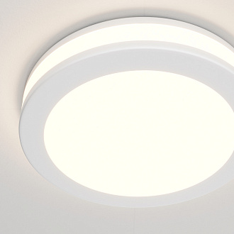 Встраиваемый светильник 8 см, 7W, 3000К, белый, Maytoni Phanton DL2001-L7W LED, вр 6,5 см
