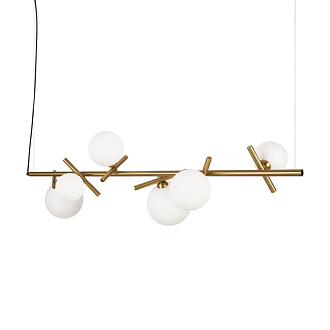 Светильник 112 см, Freya FR5259PL-06BS, латунь