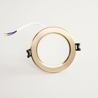 Светильник встроенный 11*4,2 см, LED*7 W, 3000-5500-4000 К, Бронза Citilux Акви CLD008113V, вр 9 см
