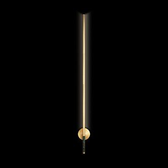 Бра 93 см 1*LED*12W, 3000К Loft It 10150/930 Green Handle, Золото, зеленый