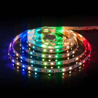 Светодиодная лента Лента светодиодная 24V 14,4W 60Led 5050+5050 IP20 MIX RGB/теплый белый, 5м Elektrostandard