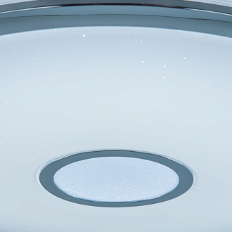 Светильник 59 см, 85W, 3000-5500K, 7700Lm, 26 м2 Citilux Старлайт Смарт CL703A80G, белый, хром, с эффектом звездного неба
