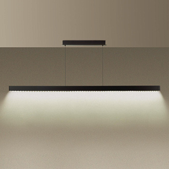 Подвесной светильник 4*120*0 см, 1 LED*38W, 3000 К, Odeon Light Beveren, черный 6683/38L