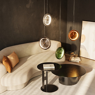 Светильник 30 см, 12W, 540 Lm, 3000K, 3 м2 Freya Borbon FR5442PL-L11TR, латунь