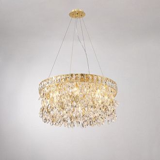 Люстра Ø600 x H260 (1200), мм, 8*40W (320W), H GOLD (Золото) NewRgy NW039-ф600*H260(1200) NEW 25 H GOLD