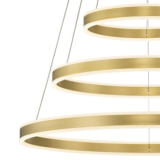 Светильник 80 см, 195W, 3000-5500K, Citilux Дуэт CL719682, золото