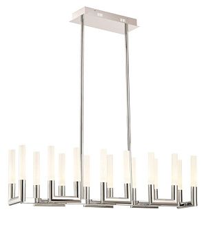 Люстра 98*22,5*100 см, 16*LED*3W, K, Lucia Tucci Flop FLOP 3390.16 chrome, хром