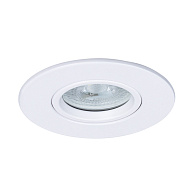 Точечный светильник 9,5*4,9 см, 1 GU10*35W, К, Arte Lamp Giro A2867PL-1WH, Белый, вр 7,5 см