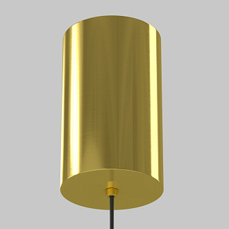 Подвесной светильник 6*6*30 см, LED, 12W, 3000К, Maytoni Technical Mist P101PL-L300-12W3K-BS латунный
