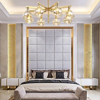 Подвесная люстра Carmella Globe PENDANT 10 40,5*48*48 см, 10*E14*40W, ImperiumLoft 40.1596, Латунь