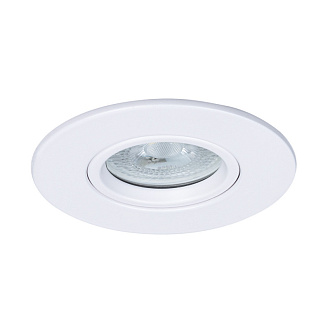Точечный светильник 9,5*4,9 см, 1 GU10*35W, К, Arte Lamp Giro A2867PL-1WH, Белый, вр 7,5 см