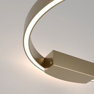 Бра 5*40*40 см, LED, 24W, 2600К-3500К, Maytoni Rim MOD058WL-L25BSK латунный