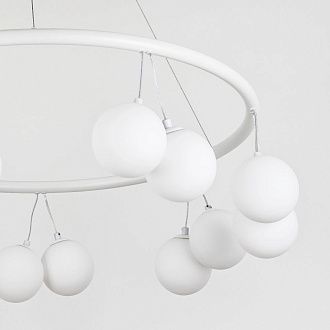 Подвесной светильник 80*70/150 см, 14*G9  MODESTYLE MS.6120.14 WH белый
