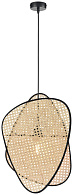 Подвесной светильник 33*150 см, 1*E27, 60W, Wertmark Palma WE520.02.716, черный