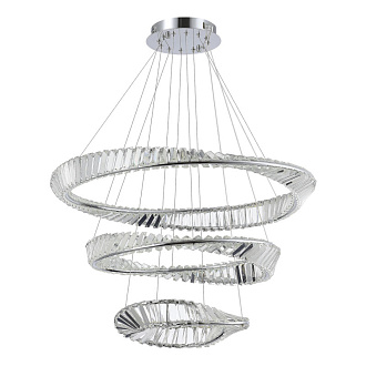 Светильник подвесной 80*280 см, LED*1*97W, 4000K, St Luce Ritorto SL6204.101.03, Хром