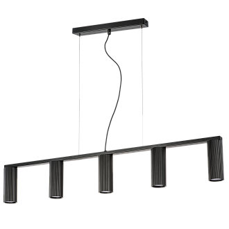 Люстра подвесная 1*6 16 см, 5*GU10*30W, Черный матовый Lightstar Roma 718057