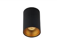 Светильник 10 см, Crystal Lux CLT 411C BL-GO Черный/Золотой