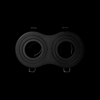 Встраиваемый светильник 17,5*9*2,5 см, GU10 LOFT IT Hap 10341/2B Black черный, вр 7,5*14,5 см