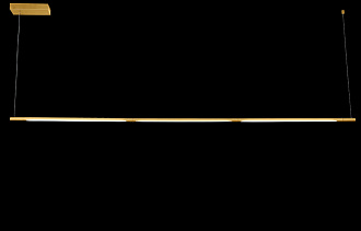 Светильник подвесной 3*11W, 3000K, 177*8 см, Crystal Lux LARGO SP33W L1770 GOLD Золото