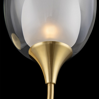Светильник 43 см, Maytoni Aura MOD016WL-01BS, латунь