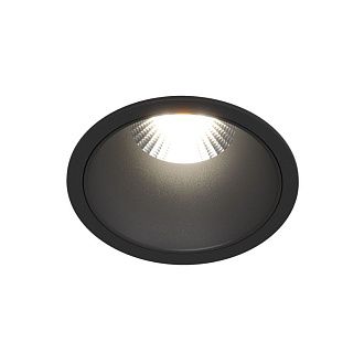 Светильник встраиваемый 8,5*8,5*7,7 см, вр 7,5 см, *LED*12W, 3000K, Denkirs Grena DK4500-BK, черный