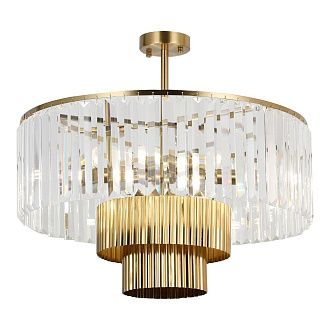 Люстра потолочная *55*50-50 см, 6*E14*60W, Lussole  LSP-6053, бронзовый
