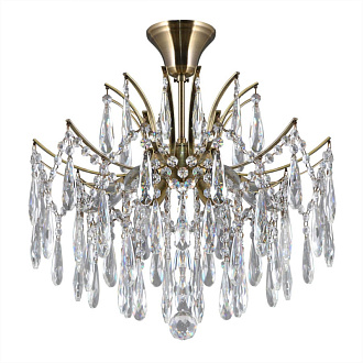 Подвесная люстра Citilux Селена CL302163, диаметр 50 см, бронза