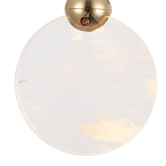 Светильник 15 см, 3W, 3000K, Crystal Lux CIELO SP3W LED GOLD, золото
