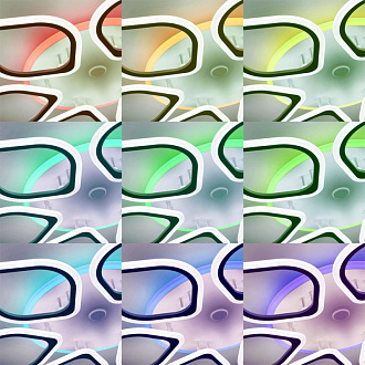 Люстра потолочная Citilux Ромби Смарт CL236A160E, 80W LED, 3000-5500K, диаметр 84 см, белый