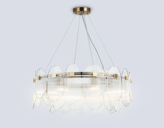 Подвесной светильник **27- см, 8*E14*40W, K, Ambrella Light High Light LH31253, латунь
