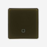 Радиовыключатель сенсорный HiTE PRO SN-R1 (Темно-коричневый, закругленные углы) HPSW-SNR1-D/B