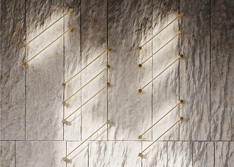 Светодиодный светильник 91 см, 8W, 3000K, Maytoni Rotta MOD413WL-L8G3K, золото