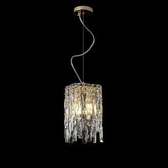 Светильник подвесной *20*30-82-152 см, 2*E14*40W, Crystal Lux Abril ABRIL SP2 GOLD, Золото