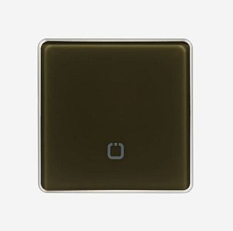 Радиовыключатель сенсорный HiTE PRO SN-R1 (Темно-коричневый, закругленные углы) HPSW-SNR1-D/B