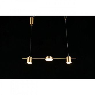 Подвесной светильник 72*10*40-120 см 18W, 3000K, Aployt FRANIA APL.017.13.18, бронзовый