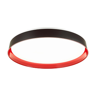 Cветильник 40 см, LED 1*48W, 4000 К, Sonex Tuna Red 7710/DL, белый/красный