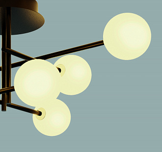 Люстра 69*51,5*28 см, G4 * 7 35W,  Mantra Cellar 7632, черный