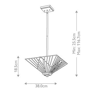 Подвесной светильник Elstead Lighting, Арт. TF-ALDERLEY-F-P