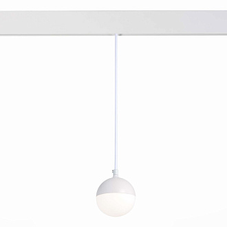 Магнитный трековый светильник подвесной 9 см, 7W, 4000K ST LUCE SKYLINE 48 ST358.543.07 Белый