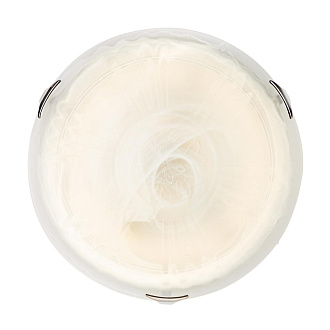 Cветильник 40,5*12,5 см, LED 48W, 4000 К, IP20, белый/хром, стекло Sonex Lufe, 7601/DL