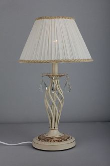 Настольная лампа Omnilux OML-60804-01 белый с золотом