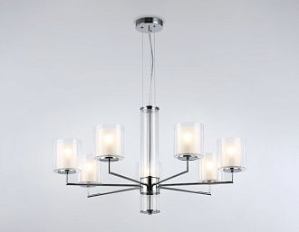 Подвесная люстра **44-126 см, 7*E14*40W, K, Ambrella Light High Light LH56003, хром