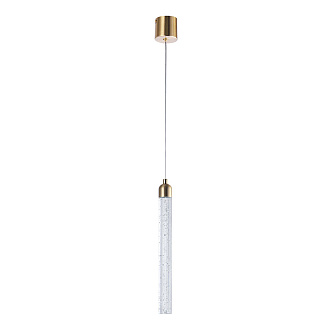 Подвесной светильник 32*6 см, 1*LED, 4W, 3000K Arte Lamp Bias A1802SP-5PB, Латунь